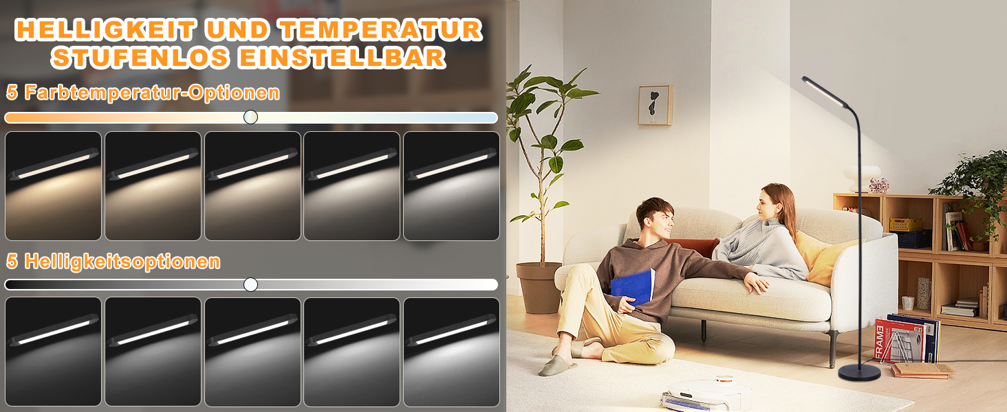 stehlampe dimmbar