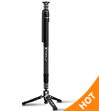 Amazon | SIRUI 一脚【瞬時に高さ調整&一台三役】トラベル一脚