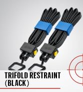 ASP Tri-Fold Restraints, Disposable Handcuffs, Police Gear and Security Guard Flex Cuffs, Law Enf...