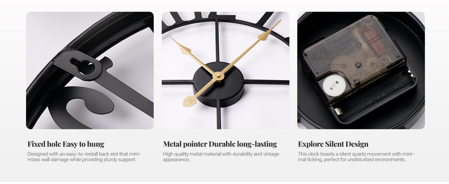 fixed hole easy to hung with metal pointer durable long lasting