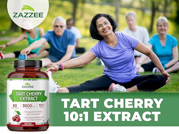 甘糖 USDA Organic Tart Cherry Extract 120 Count Vegan 3000 mg