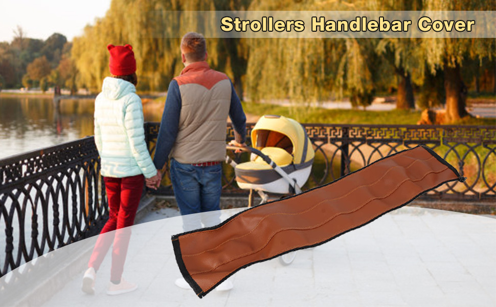 Leather Stroller Handle Cover Baby Stroller Handlebar Cover Armrest