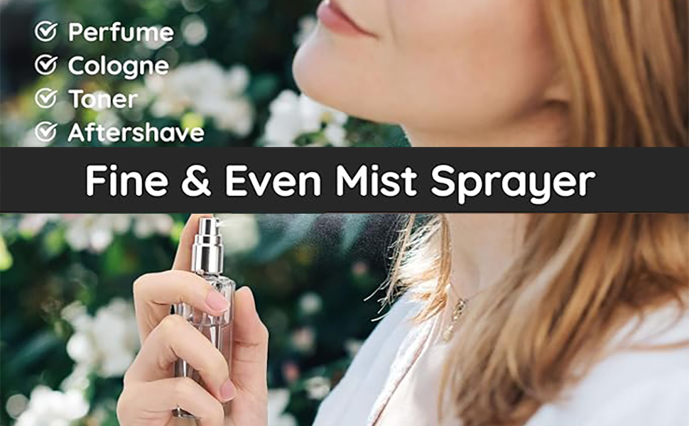 زجاجة عطر قابلة لإعادة الملء قابلة لإعادة الملء زجاجات بخاخ صغيرة فارغة محمولة