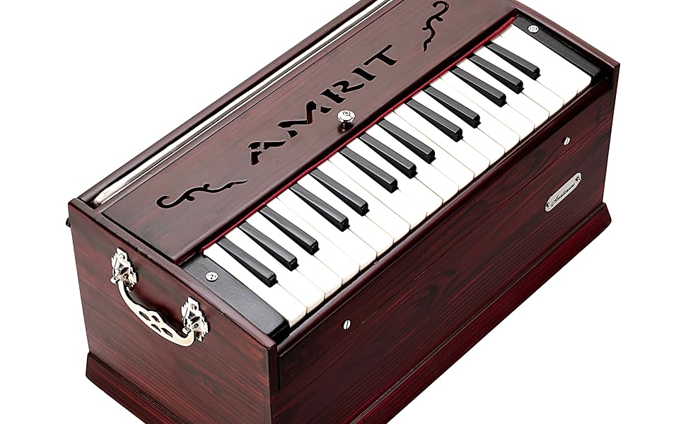 Amrit ® Amritvani melodica/shrutibox mini harmonium 32 keys with