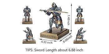 Amazon.co.jp: HDMbigmi King's Guard Knight ペンホルダー ペン