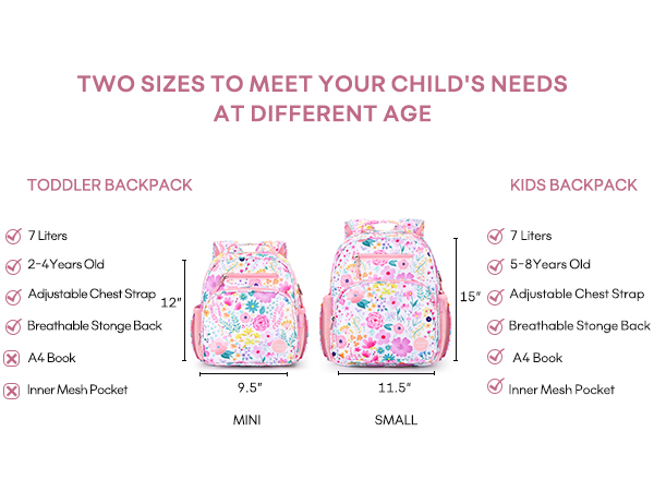 toddler backpack for girls