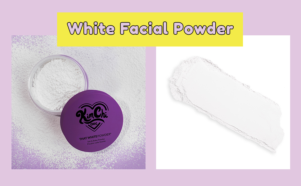 KimChi Chi, face powder, bake and set, liquid highlighter, facial powder, fake freckles