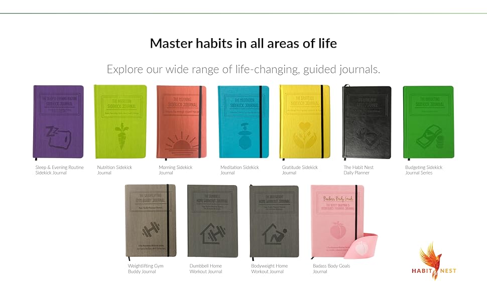 habit nest, budgeting sidekick journal, budgeting tracker, budget tracker, budget journal