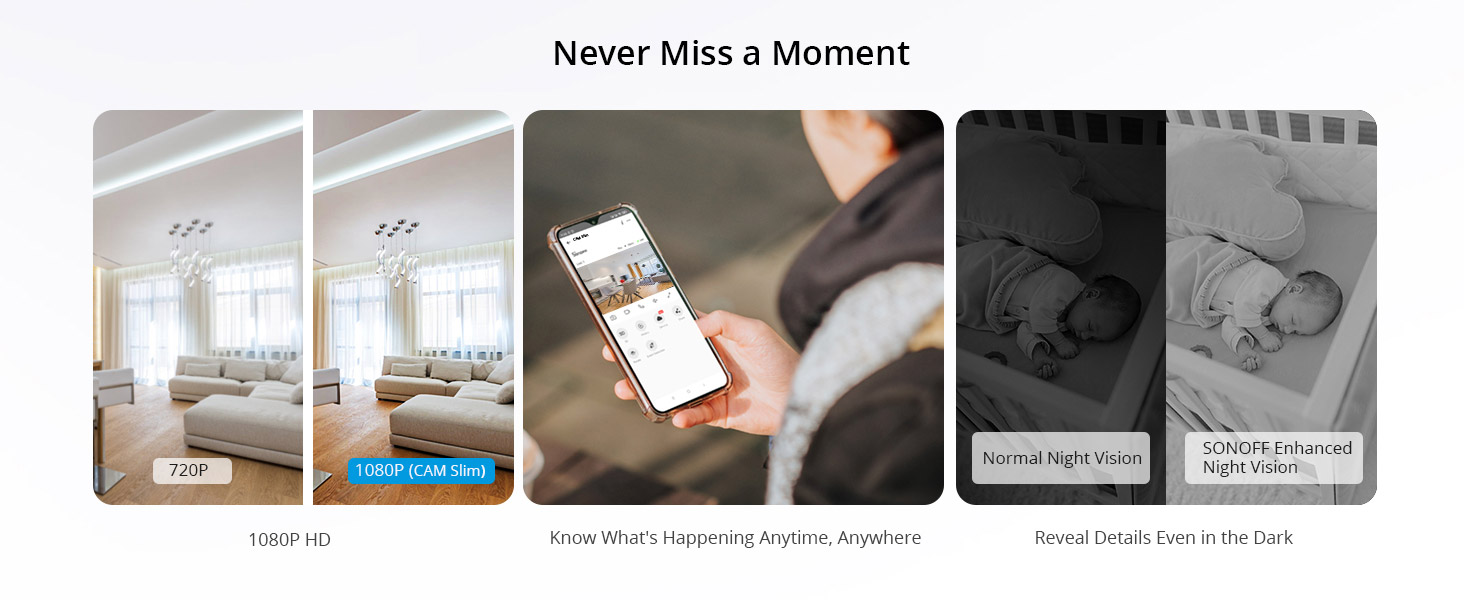 SONOFF CAM Slim Smart Home Security Camera