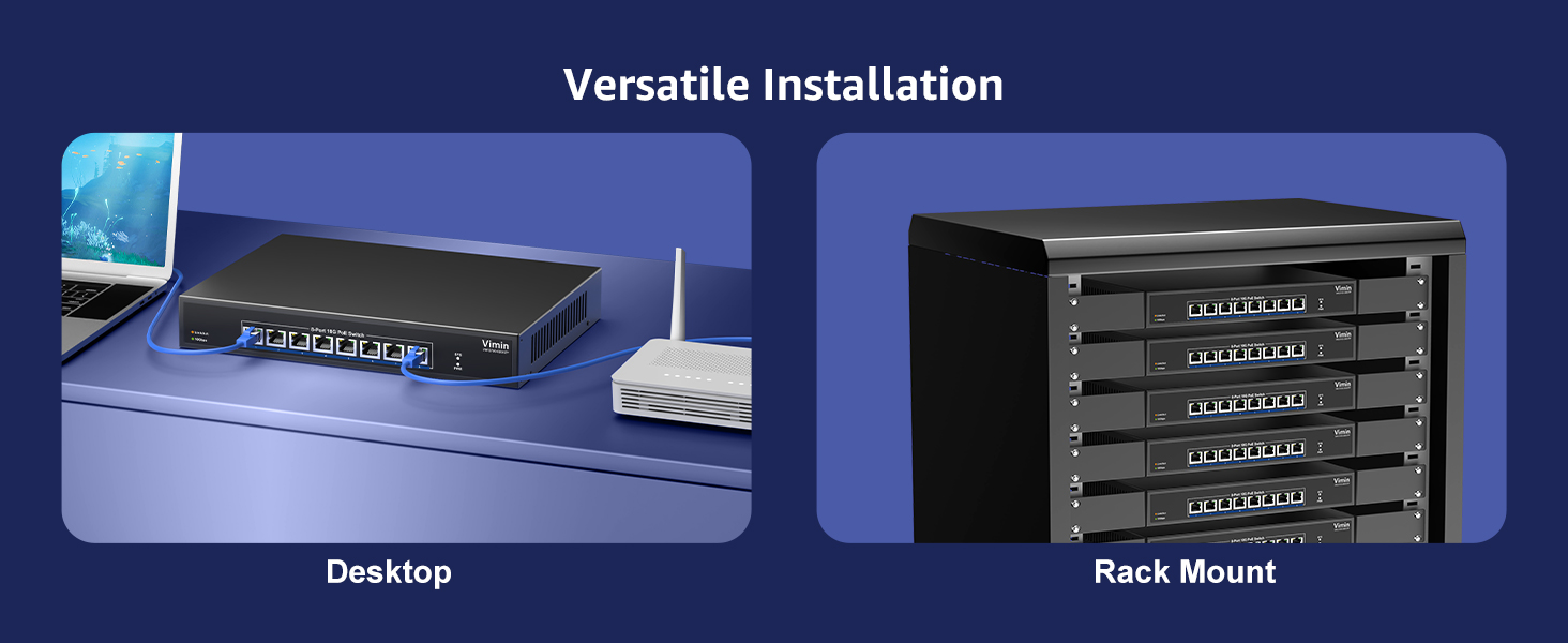8 port 10gbe POE switch
