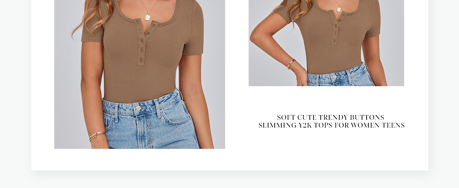 PRETTYGARDEN Women Summer Outfits Easy-Matching Solid Color Tee Shirts