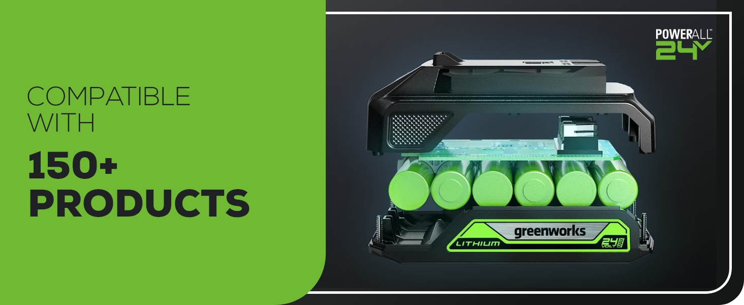 Greenworks 24V Max Cordless Brushless Drill Drill Kit, 310 in./lbs + Impact driver 1950 In.Ibs