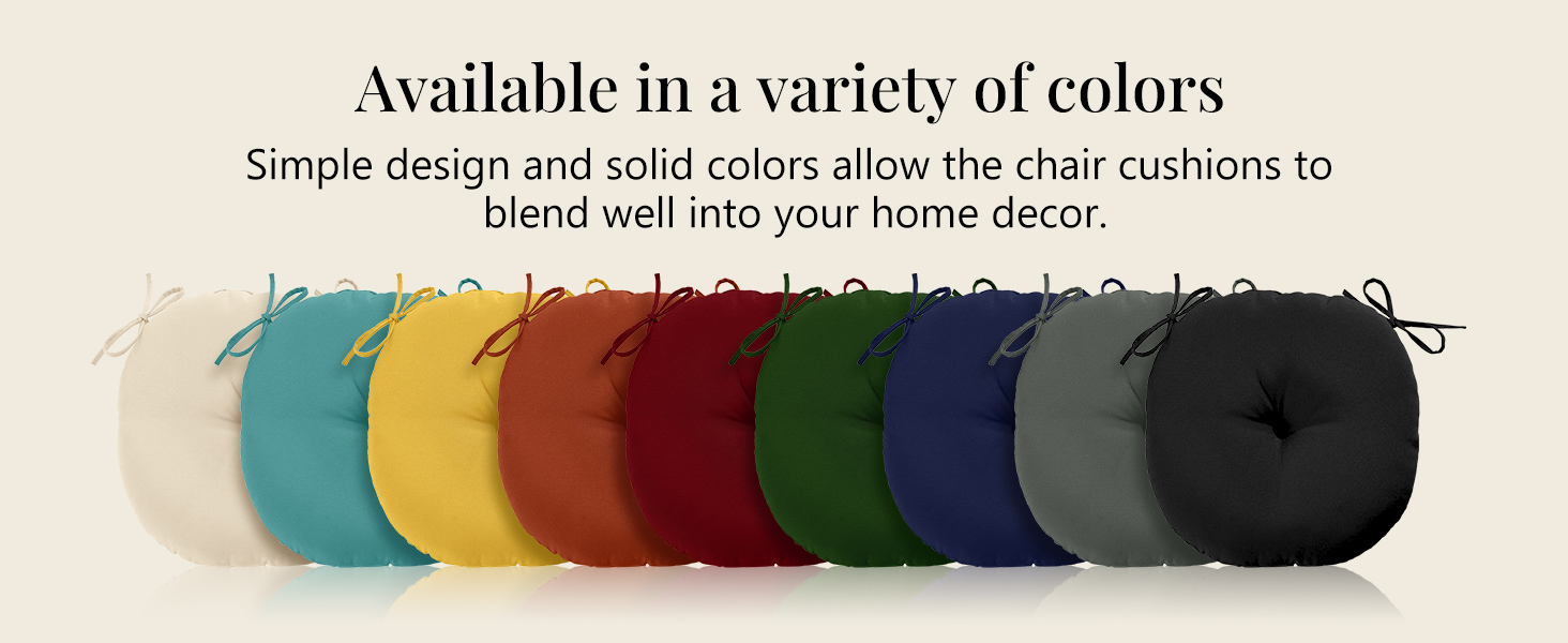 Round Outdoor Cushions