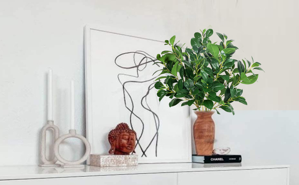 AILANDA 32.3'' 6PCS Artificial Greenery Stems Faux Stems