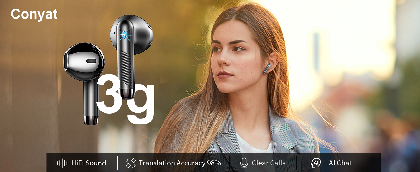 AI Translation Earbuds Real-Time