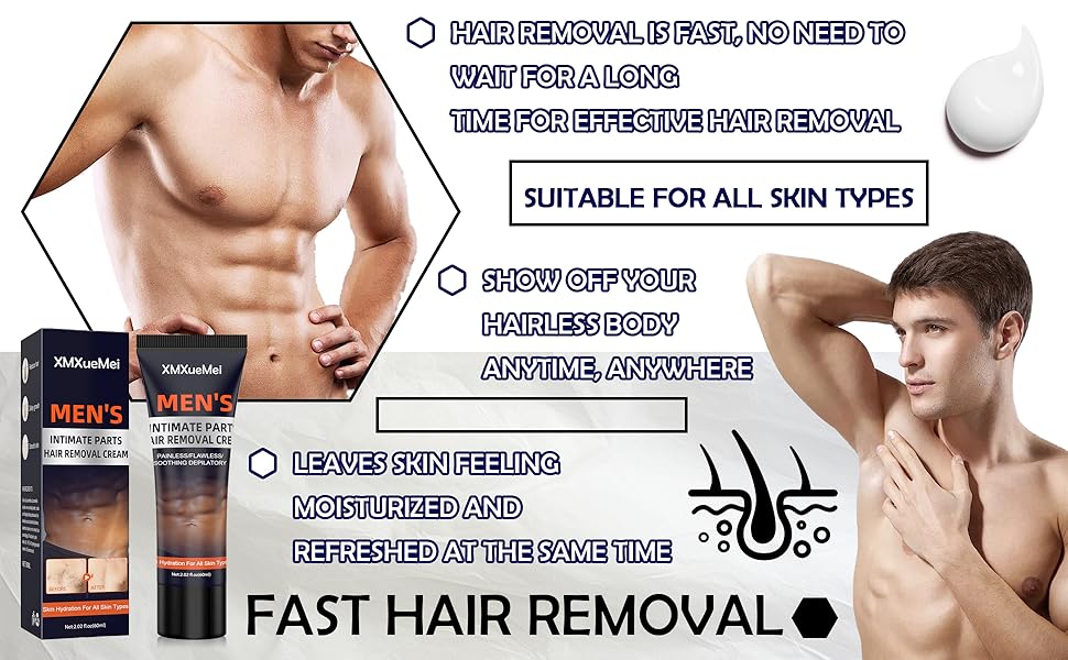 Men's depilatory cream