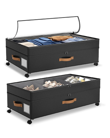 storage bins with lids