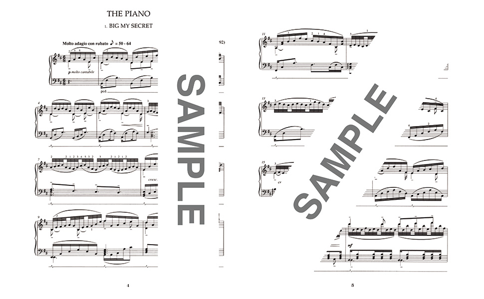 ピアノ・ソロ マイケル・ナイマン「ピアノ・レッスン」［改訂版