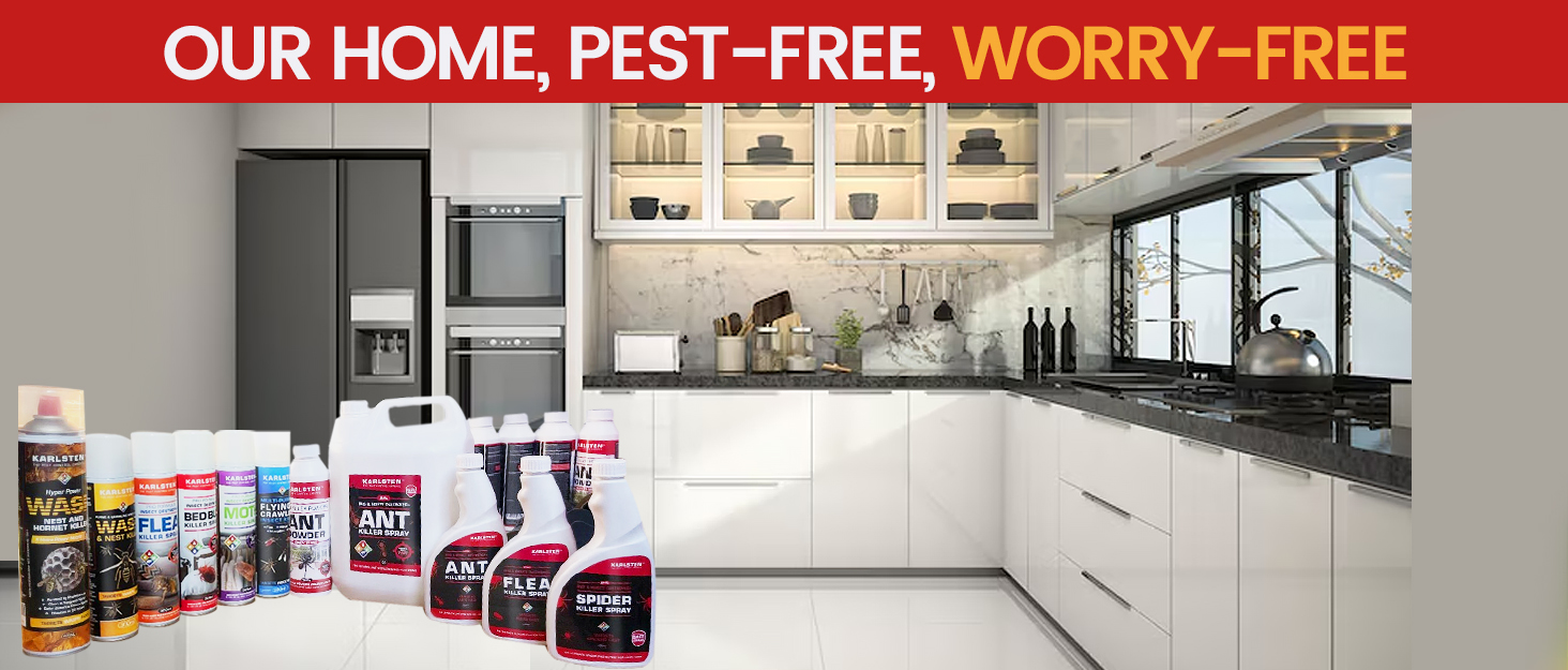 Karlsten Pest Control Spray For Spiders, Fleas, Roaches, Ants, Flying