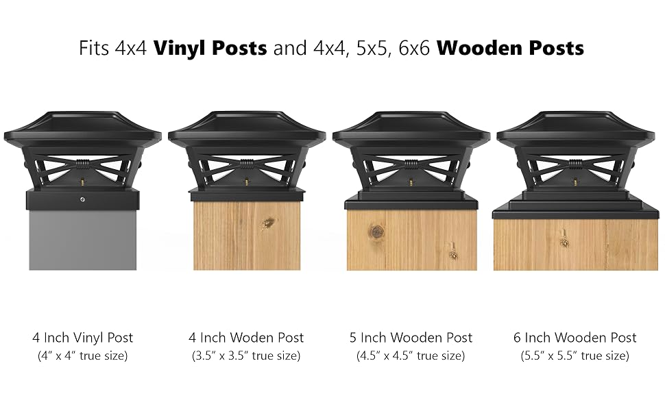 fits 4 inch 5 inch and 6 inch posts