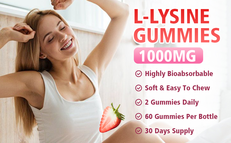 L-Lysine Gummies 1000mg