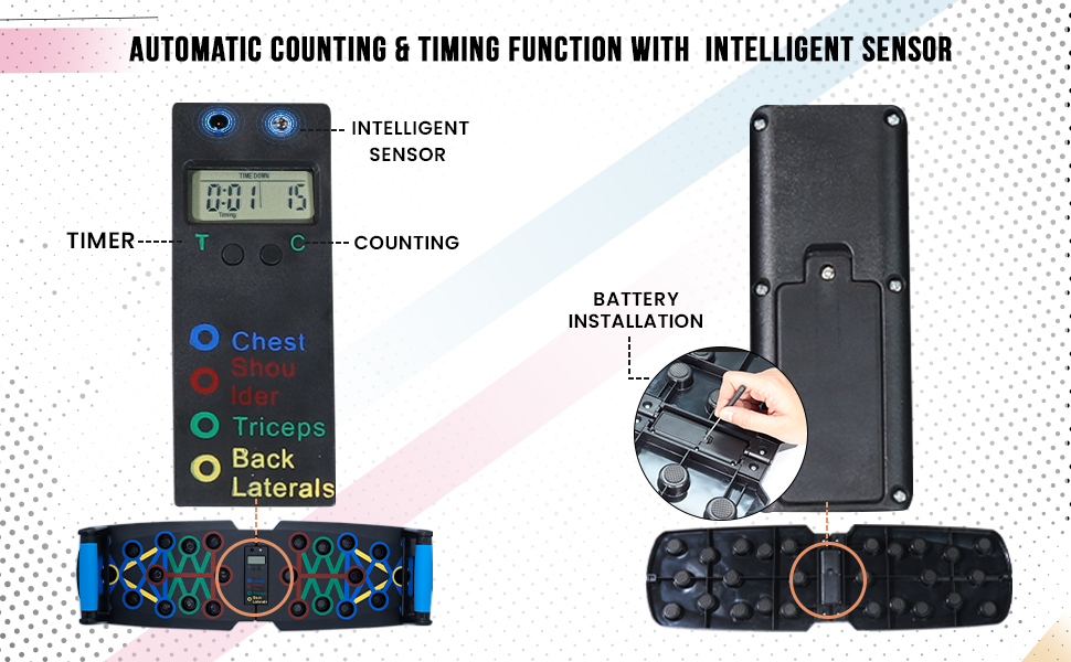 AUTOMATIC COUNTING AND TIMING FUNCTION WITH INTELLIGENT SENSOR