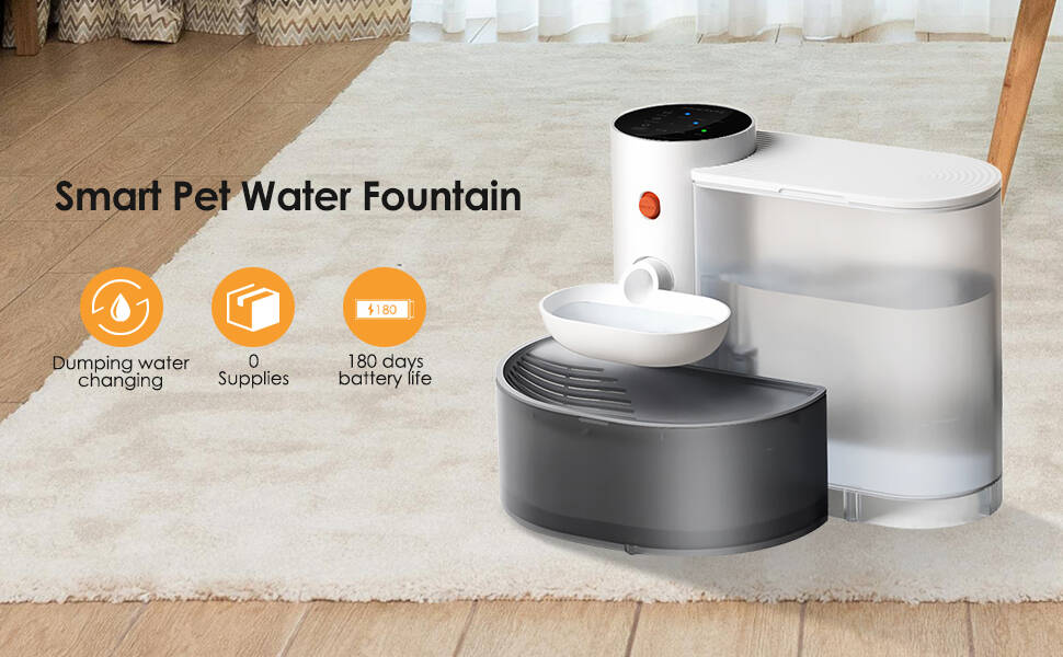 smart pet water fountain