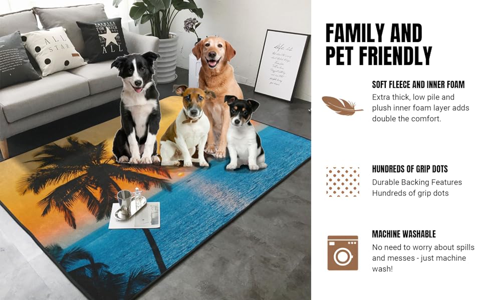 Syzcreamy Custom Rug Personalized Add Your Own Logo Image Text Area Rug