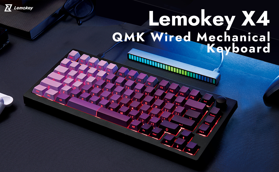 X4 QMK Wired Mechanical Keyboard