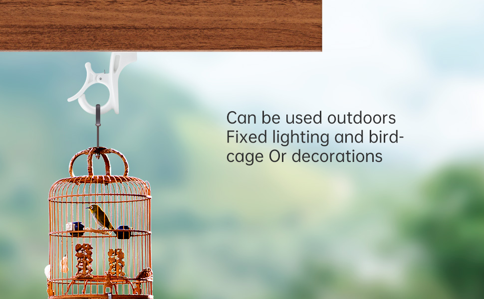 Elrswy Light Hanger Hooks, Ceiling Hooks,Screwin Hooks for Hanging String Lights