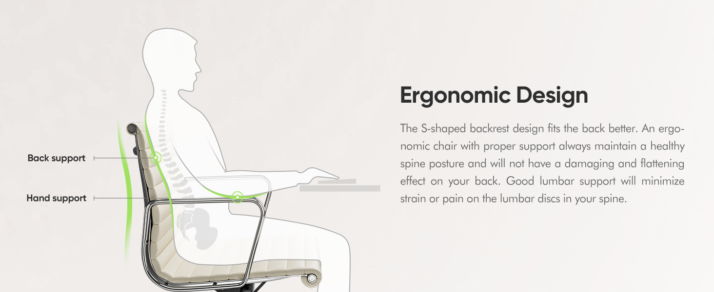 black leather office chair