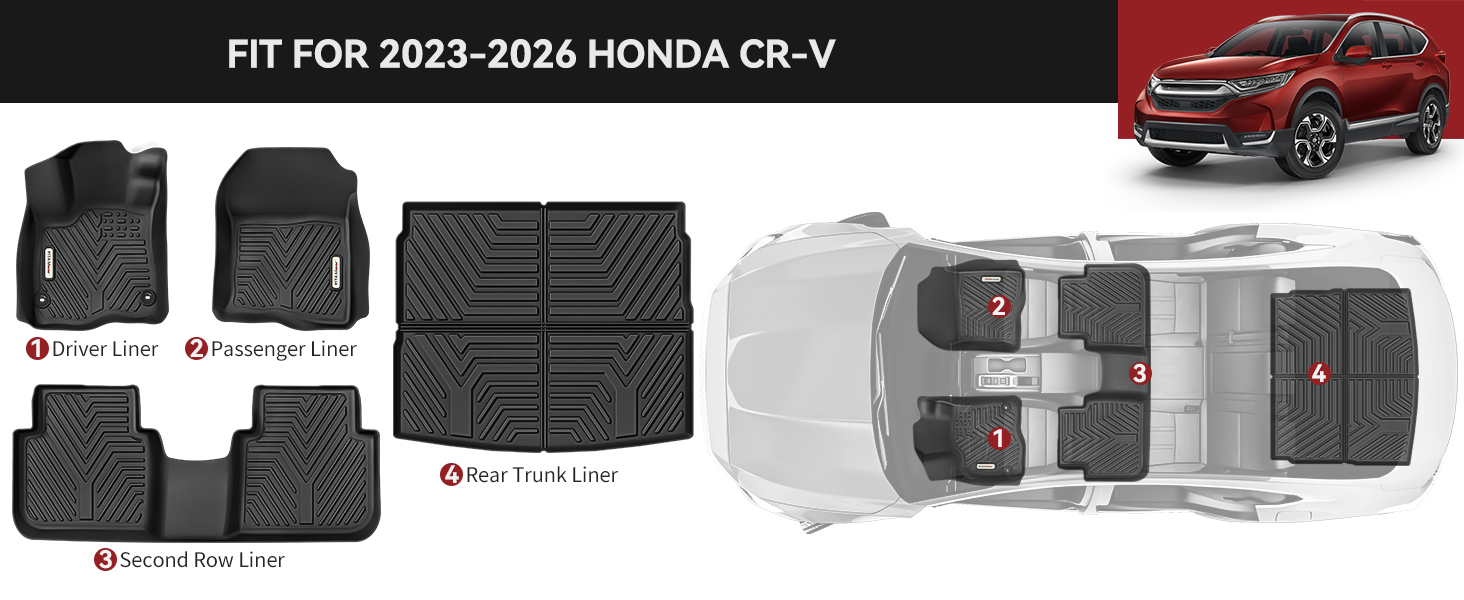 2023-2026 floor mats 