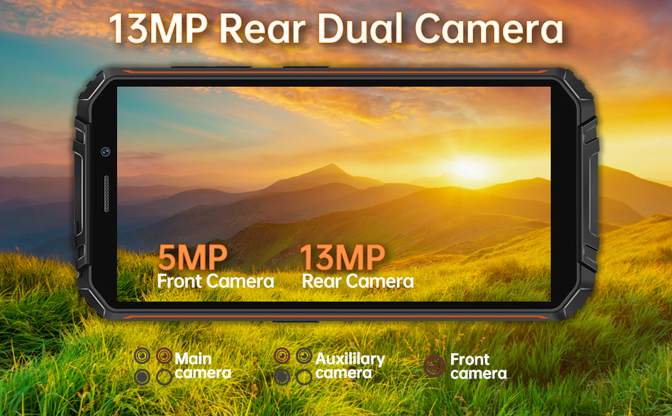Dual rear camera