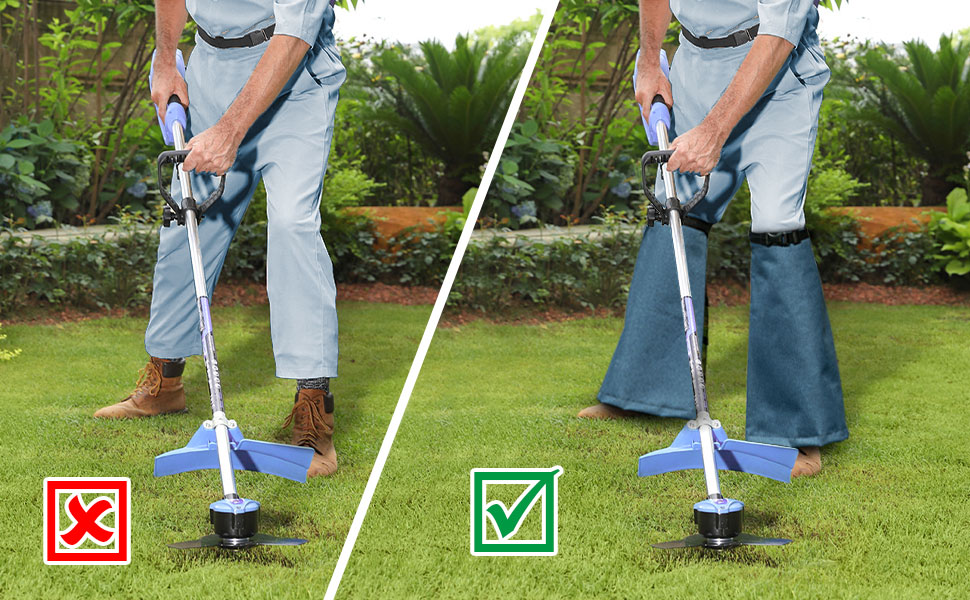 ZELARMAN Weed Eater Leg Chaps, Leg Guards for Trimming