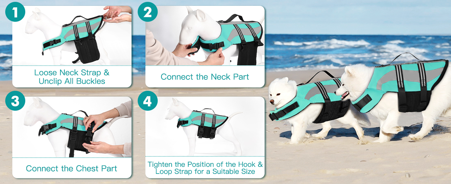 dog life vests for boating