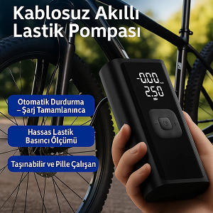 Hava Kompresörü, Araç Kompresörü, Şişirme pompası, Taşınabilir Hava Kompresörü, Şarjlı Hava Pompası