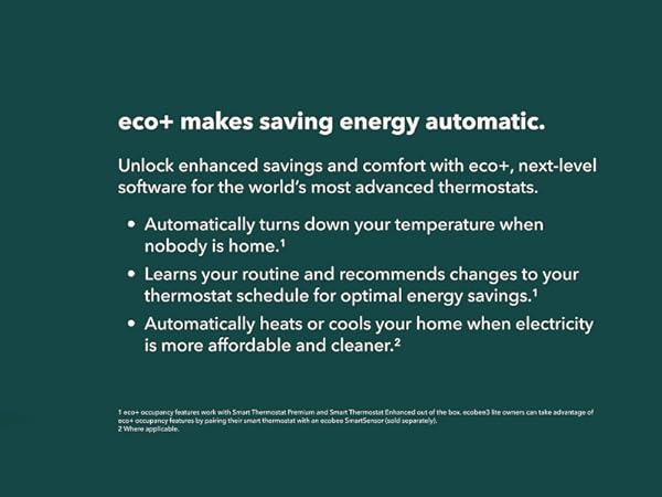 Unlock enhanced savings and comfort with eco+, next-level software for the world’s most thermostats.