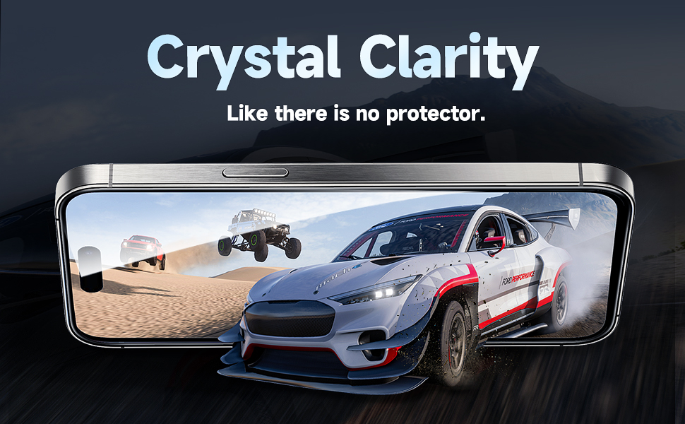 ultra-tough tempered glass resists force to defend your screen against drops, bumps, and scratches