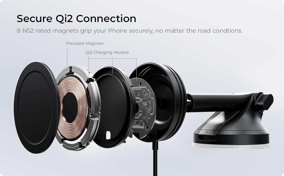 Magsafe car mount charger phone mount for car cell phone holder for iphone cell phone car mount