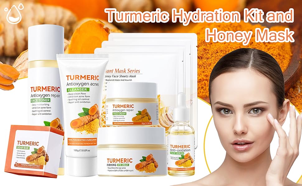 Turmeric Face Skincare Set
