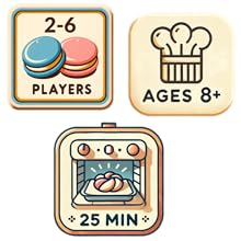 25 mins of play, 2-5 players, ages 8+