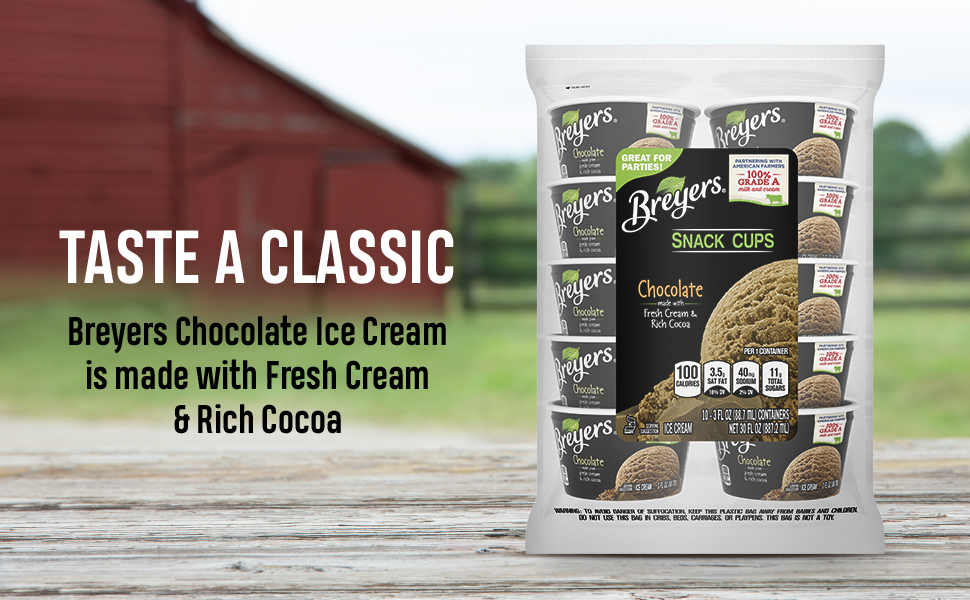 Breyer's Ice Cream For a Delicious Frozen Treat Chocolate
