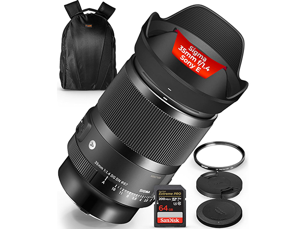 Amazon.com : Sigma 35mm f/1.4 DG DN Art Lens for Sony E