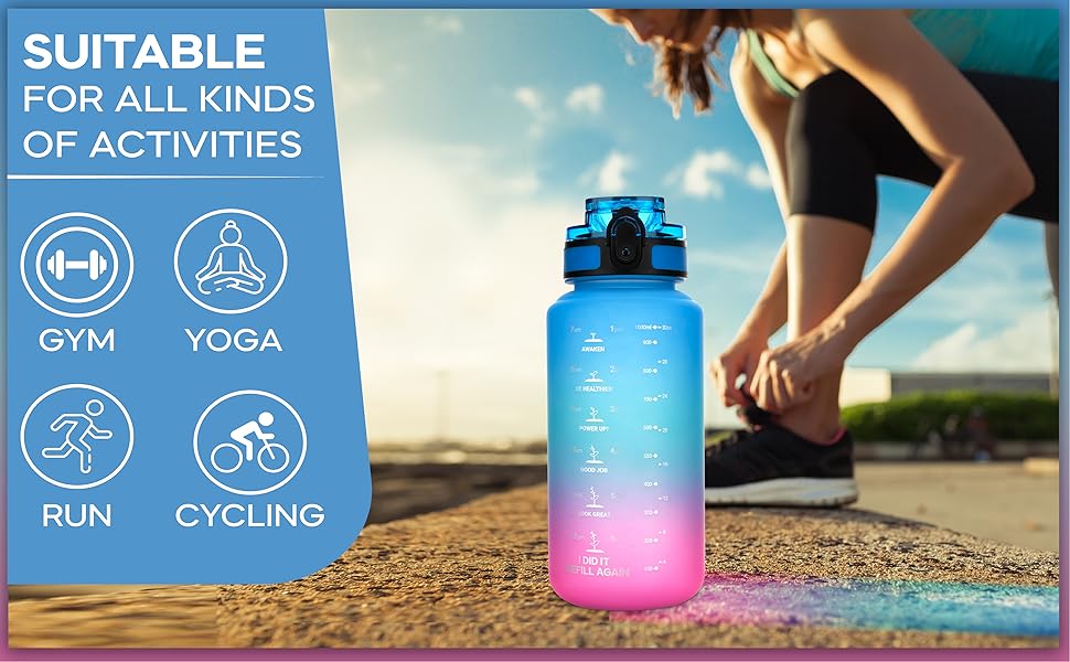 32 oz bottle water bottle time water bottle plastic bpa free bpa free water bottles