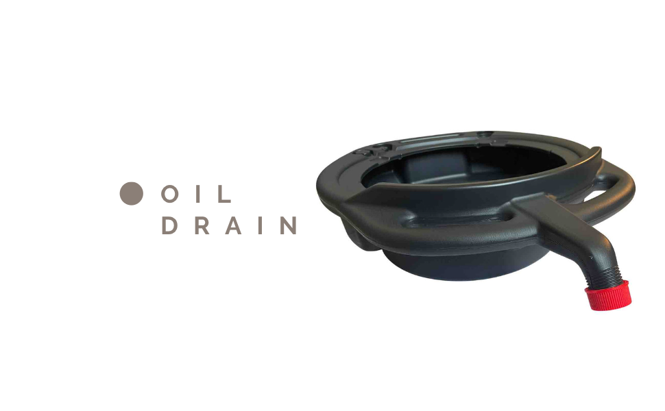 WAIIPO Oil Drain Pan with Spout and HandleWaste Oil Pan Oil Pan Gasket PanNo