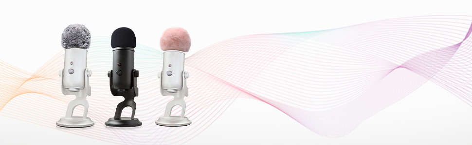 Furry & Foam Windsrceen cover for blue yeti