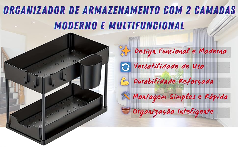 Organizador escritorio cozinha