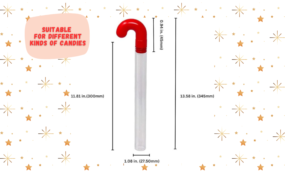 Empty Candy Cane Tubes