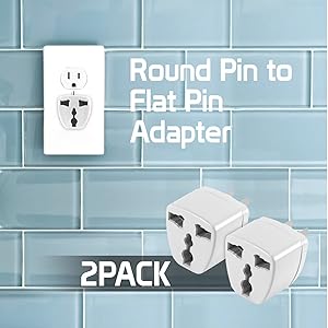 Universal Travel AC Wall Power Adapter