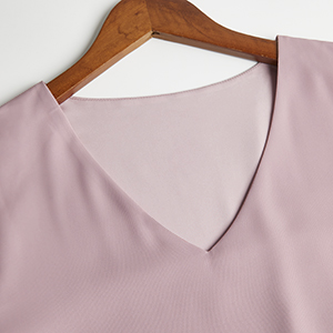 Vintage elegant v neck blouse tops